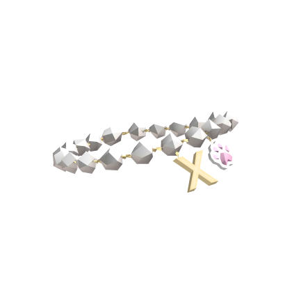 ♡ initial X pearl bracelet w paw charm thumbnail