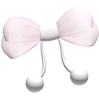♡ kawaii pink bow hairclip w pom poms