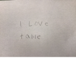 I love table