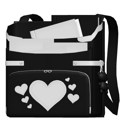 opened black school bag (3.0)