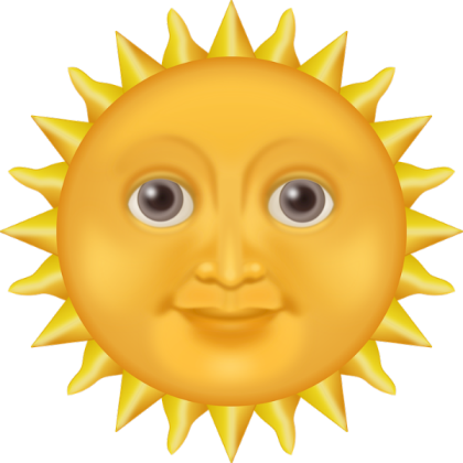 Sun Emoji Roblox decal