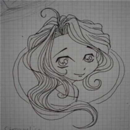 Anime Hair crazy girl Roblox decal