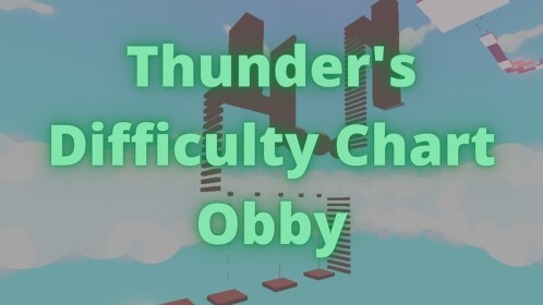 Thunder's Difficulty Chart Obby [NEW STAGES]