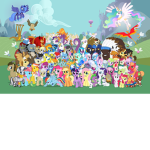 The my little pony friendship is magic group