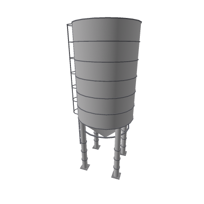 🏭 Factory Silo Industrial Storage Tank Building
