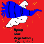 Flying Blue Vegetables