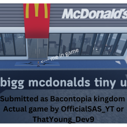 bigg McDonald's tiny u