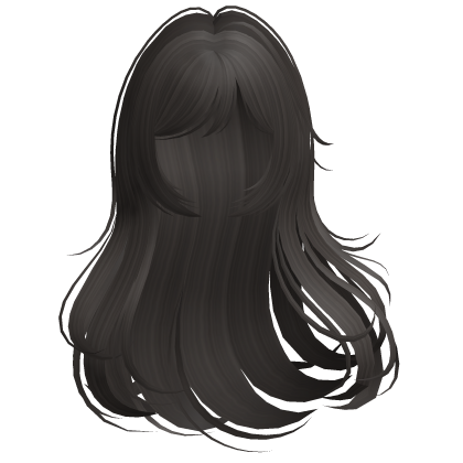 ♡ long windy flowy anime hair in light brown Roblox item