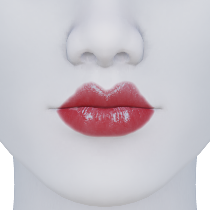 Heart Shape Glossy Lips