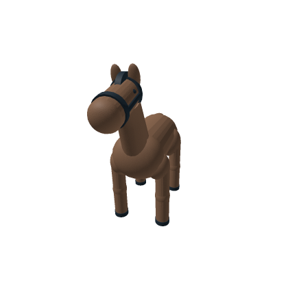rideable horse from template western