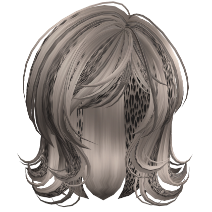 Scene 2000s Darling Wolfcut Ash Cheetah Roblox item