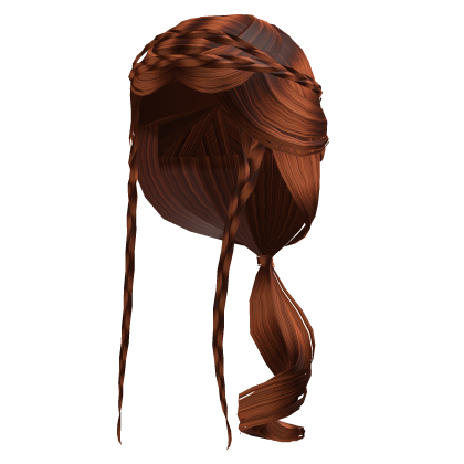 Auburn Artemis Braided Princess Hair Roblox item