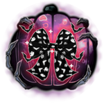 Cutesy Halloween Bat Aura Waist Bow