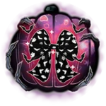 Cutesy Halloween Bat Aura Waist Bow