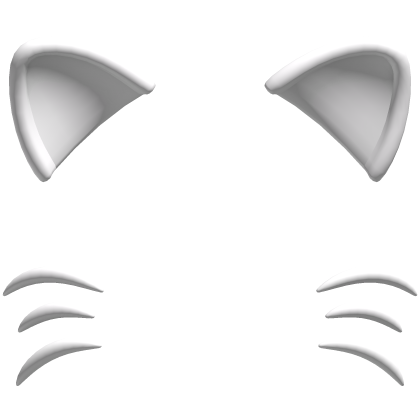 white cute cat filter Roblox item