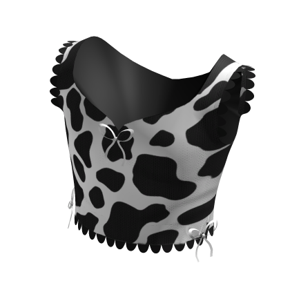 🌼 Cow Print Crop Top thumbnail