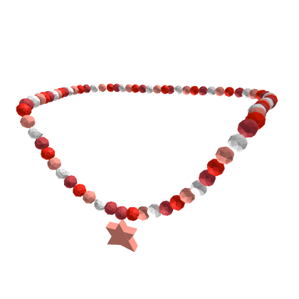 Red Preppy Necklace