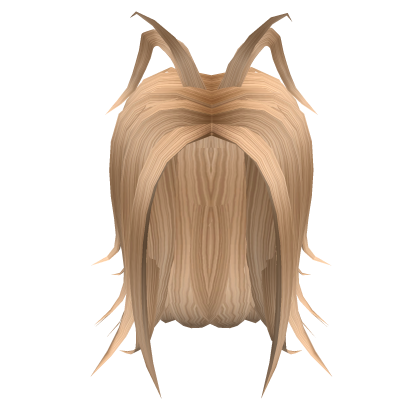 Kitty-Ear Y2K Long Hair ( Blonde ) Roblox item