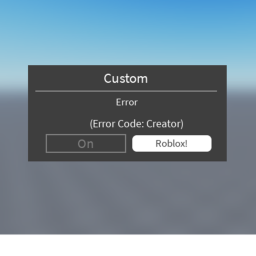 Custom Error Code Creator
