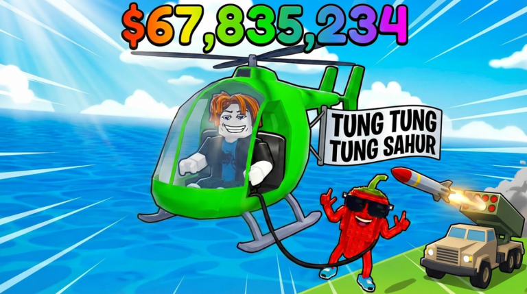 Fly Helicopter For Brainrots! screenshot 1