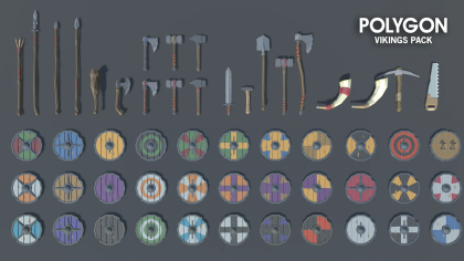 Polygon Viking Weapons preview 1