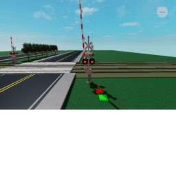 Railfan at a railroad crossing