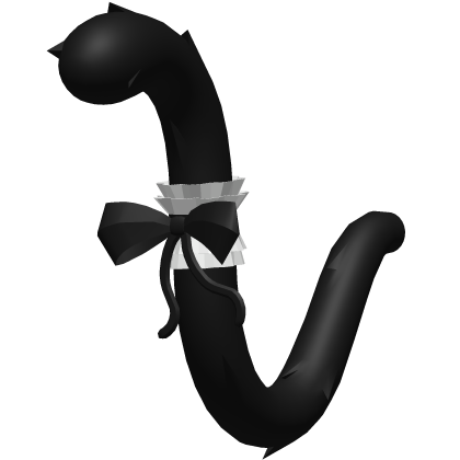 Cute Black Maid Kitty Tail