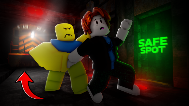 Roblox Machine Party gameplay preview showing a multiplayer factory challenge