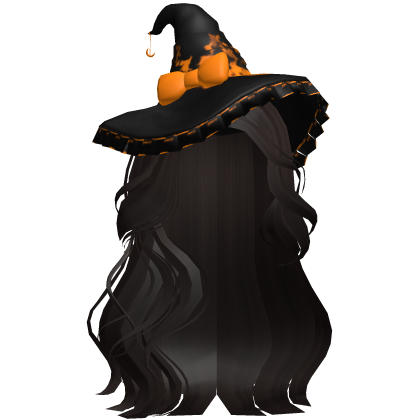 Halloween Side Swept Witch Hair (Dark Brown)