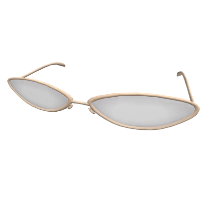 White Cat Eye Aesthetic Sunglasses