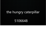 the hungry caterpillar