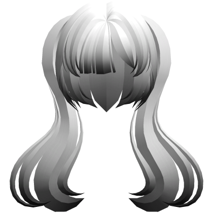 moe thick long fluffy ponytails white black
