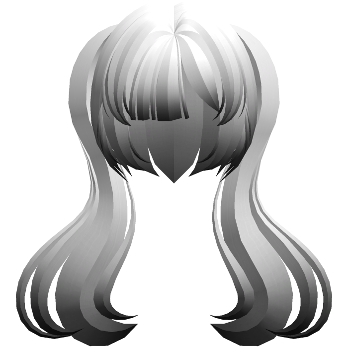 moe thick long fluffy ponytails white black