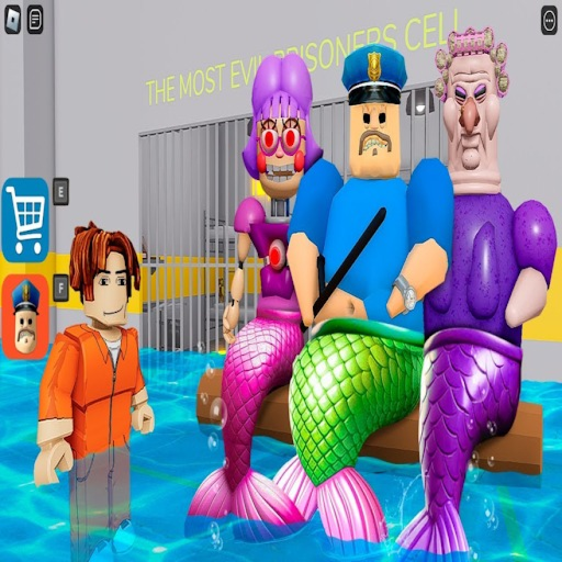 🧜‍♀️MERMAID BARRY'S PRISON RUN!🧜‍♀️