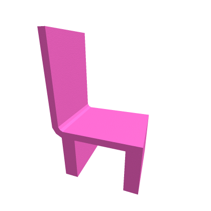 Modern Chair (Pink)