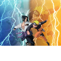 Naruto at McDonald's chill area