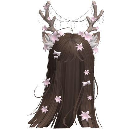 Ethereal Christmas Fairy Fawn Hair w/ Antlers