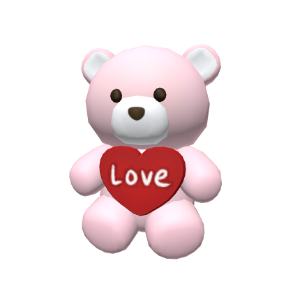 バレンタインテディベアピンク - Roblox