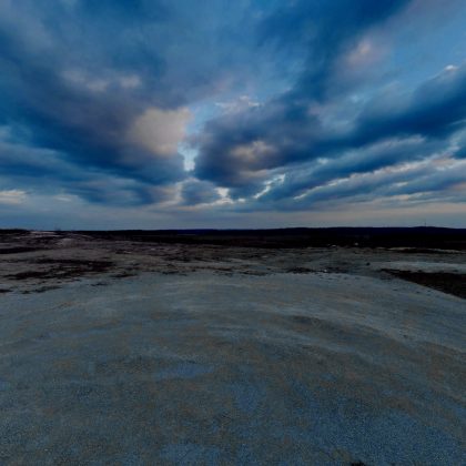 Blue Sunset Sky