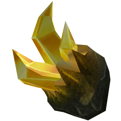 Yellow Rock Shoulder Roblox item