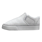 Canvas Shoes - White - Left