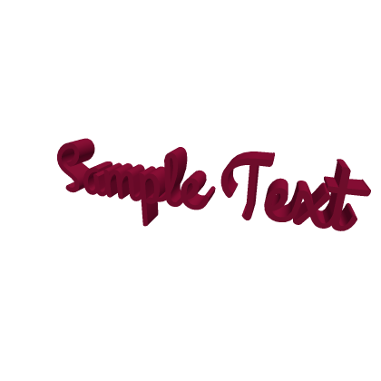 simple text
