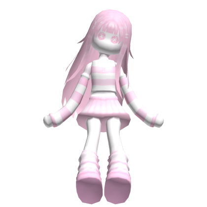 Soft Pink Sitting Doll On Head