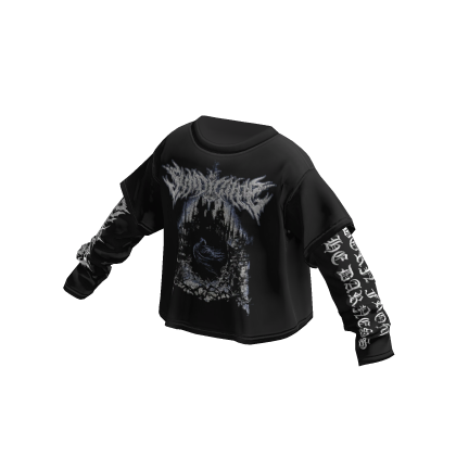 Vintage Washed Layered Graphic Longsleeve