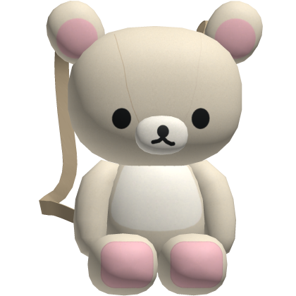 Cute Korilakkuma Bear Plushie Backpack [3.0] Roblox item