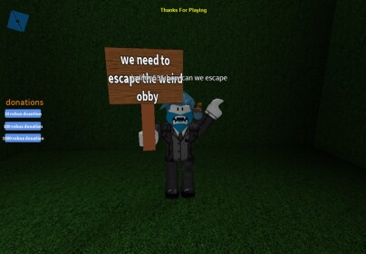 Escape the weird obby