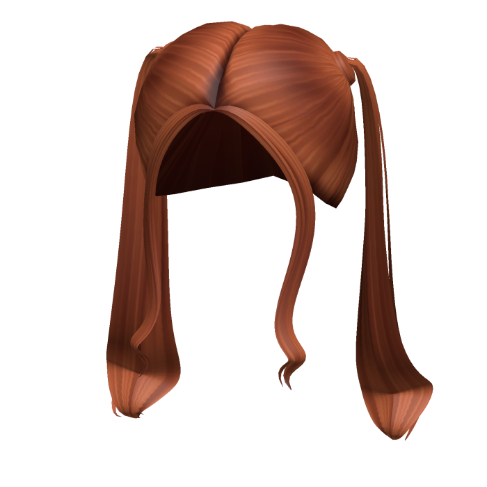 -',ৎ High Straightened Wavy Pigtails in Ginger