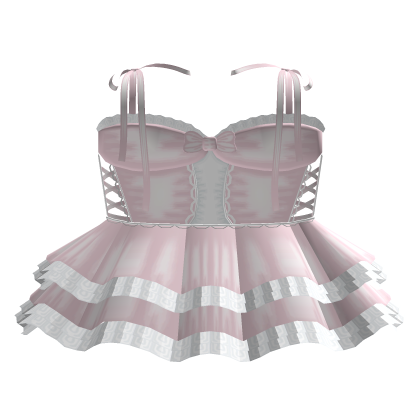 ♡ gothic laced dress pink thumbnail