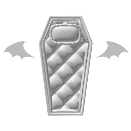 Bat Goth Vampire Doll Coffin Bed - White Angel Roblox item
