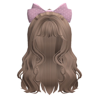 🍀Big Bow Half Up Hair (MilkteaBrown) thumbnail
